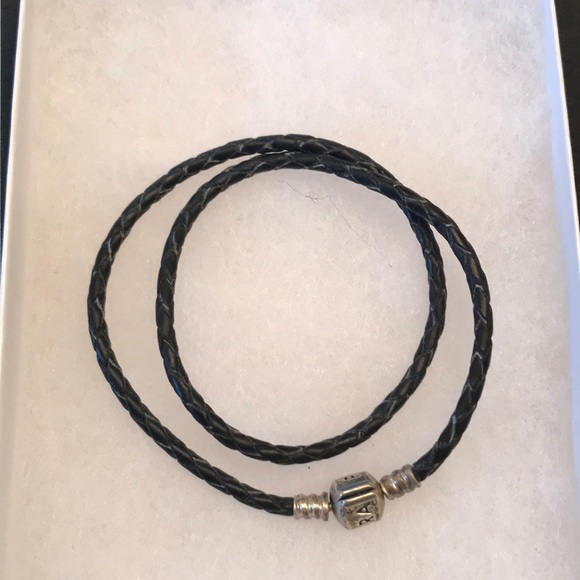 Pandora Jewelry - Pandora leather double wrap bracelets